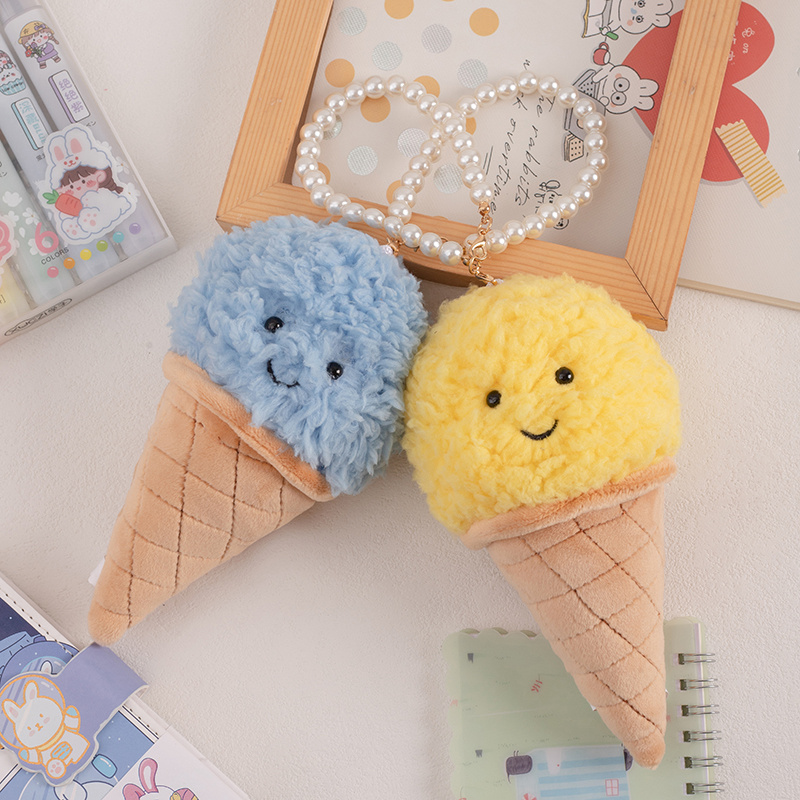Cute Cartoon Ice cream Plush T - Food Snacks Wholesale incelemesi ve fiyatı