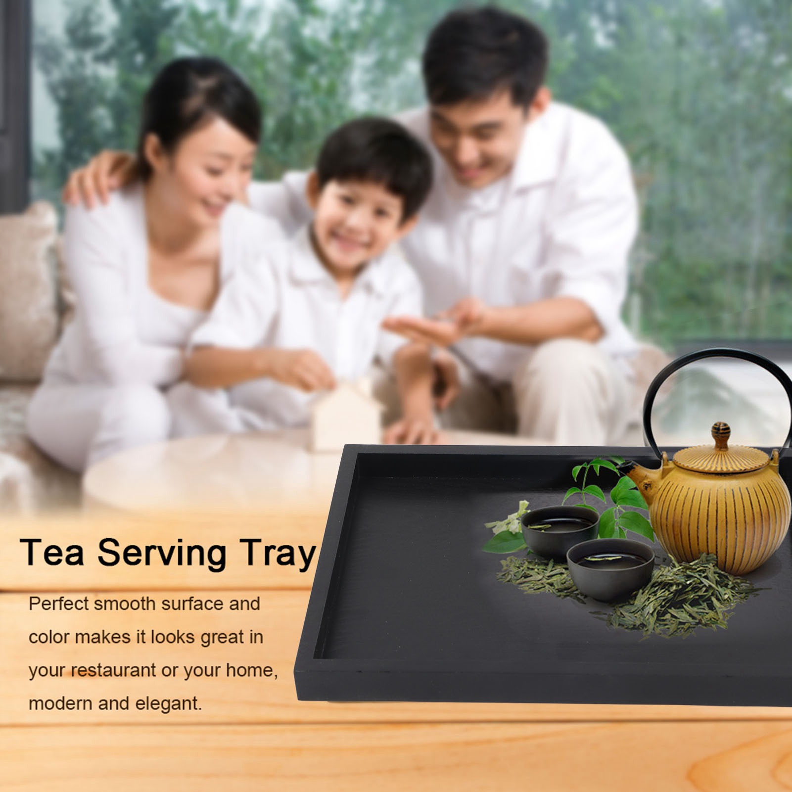 Rectangle Shape Wood Tea Coffe - Food Snacks Wholesale incelemesi ve fiyatı