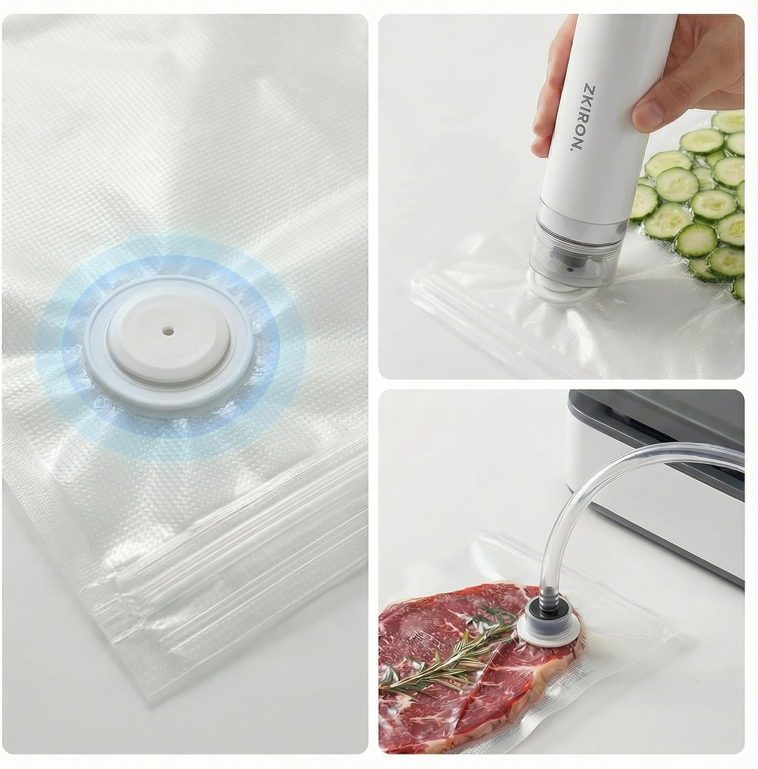 Reusable Vacuum Sealer Bags, 2 - Food Packed Snacks incelemesi ve fiyatı