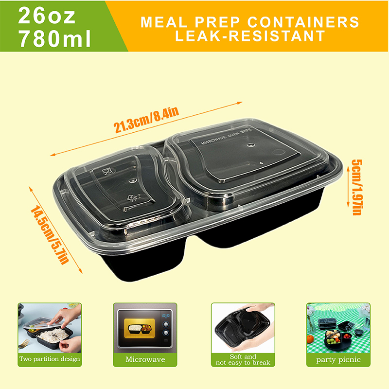 10/40 Pack 26 oz Two-Compartme - Food And Snacks For Picnic incelemesi ve fiyatı