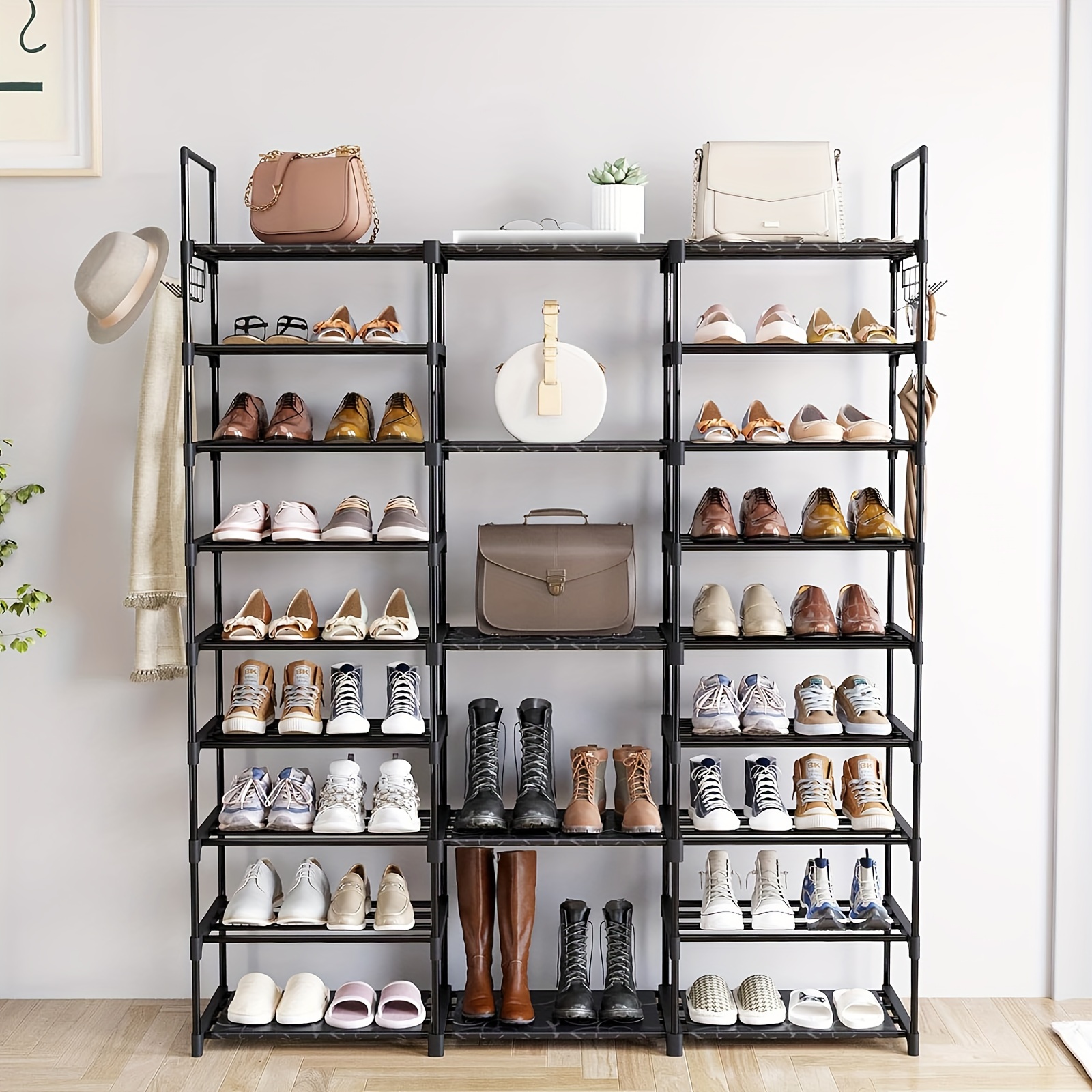1pc 9 Tier Shoe Rack Organizer - Food X incelemesi ve fiyatı