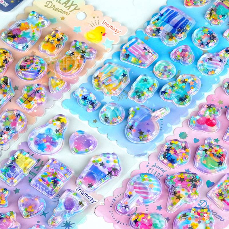1PC Kawaii Ice Cream 3D Liquid - Candy Sour Strip incelemesi ve fiyatı