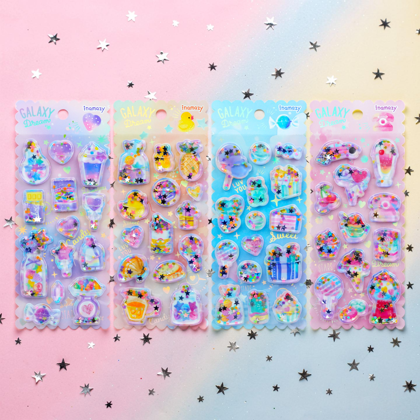 1PC Kawaii Ice Cream 3D Liquid - Candy Sour Strip incelemesi ve fiyatı