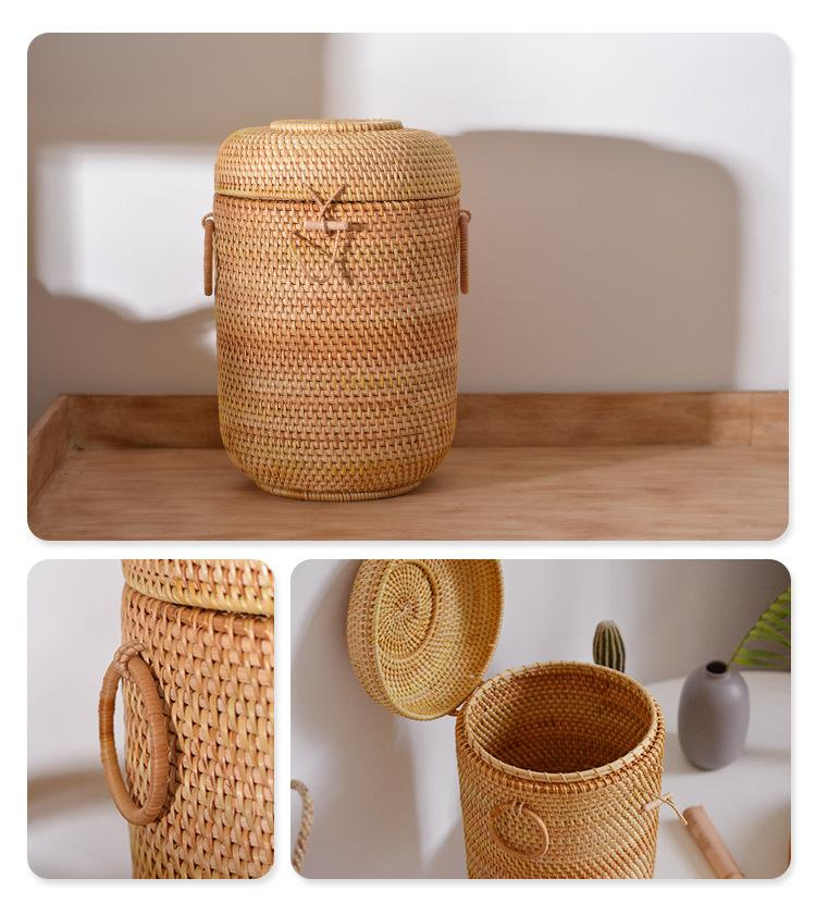 Handwoven Rattan Tea Storage B - Food Snacks Wholesale incelemesi ve fiyatı