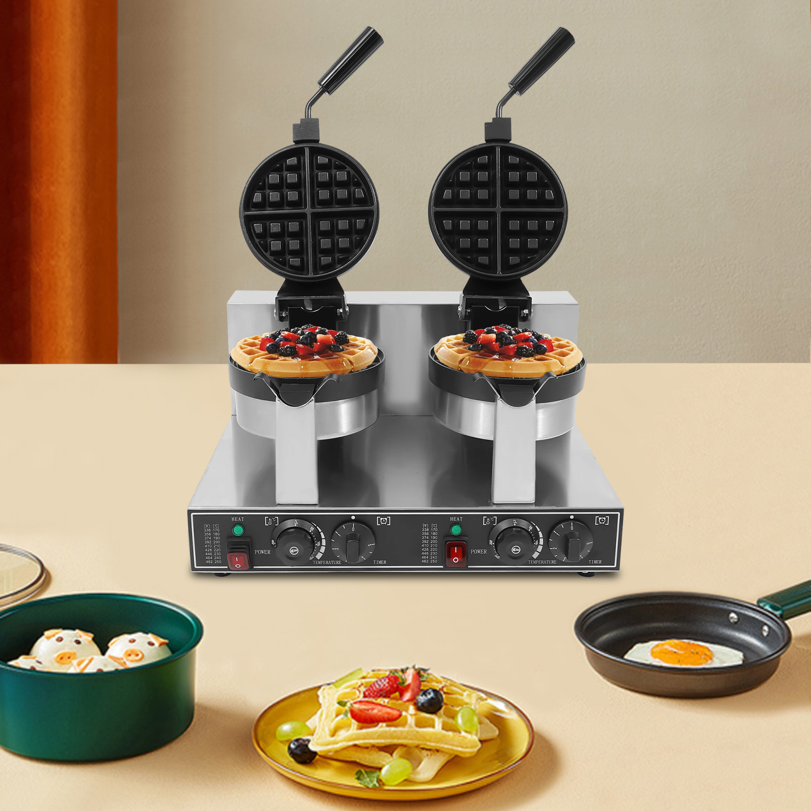 201 Stainless Steel Waffle Iro - Food Snacks At Home incelemesi ve fiyatı