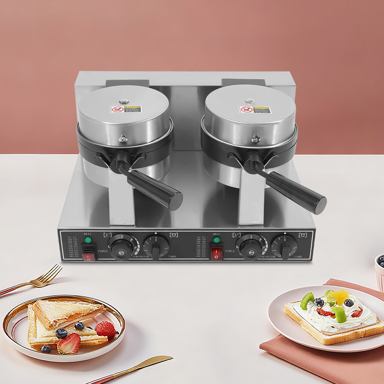 201 Stainless Steel Waffle Iro - Food Snacks At Home incelemesi ve fiyatı