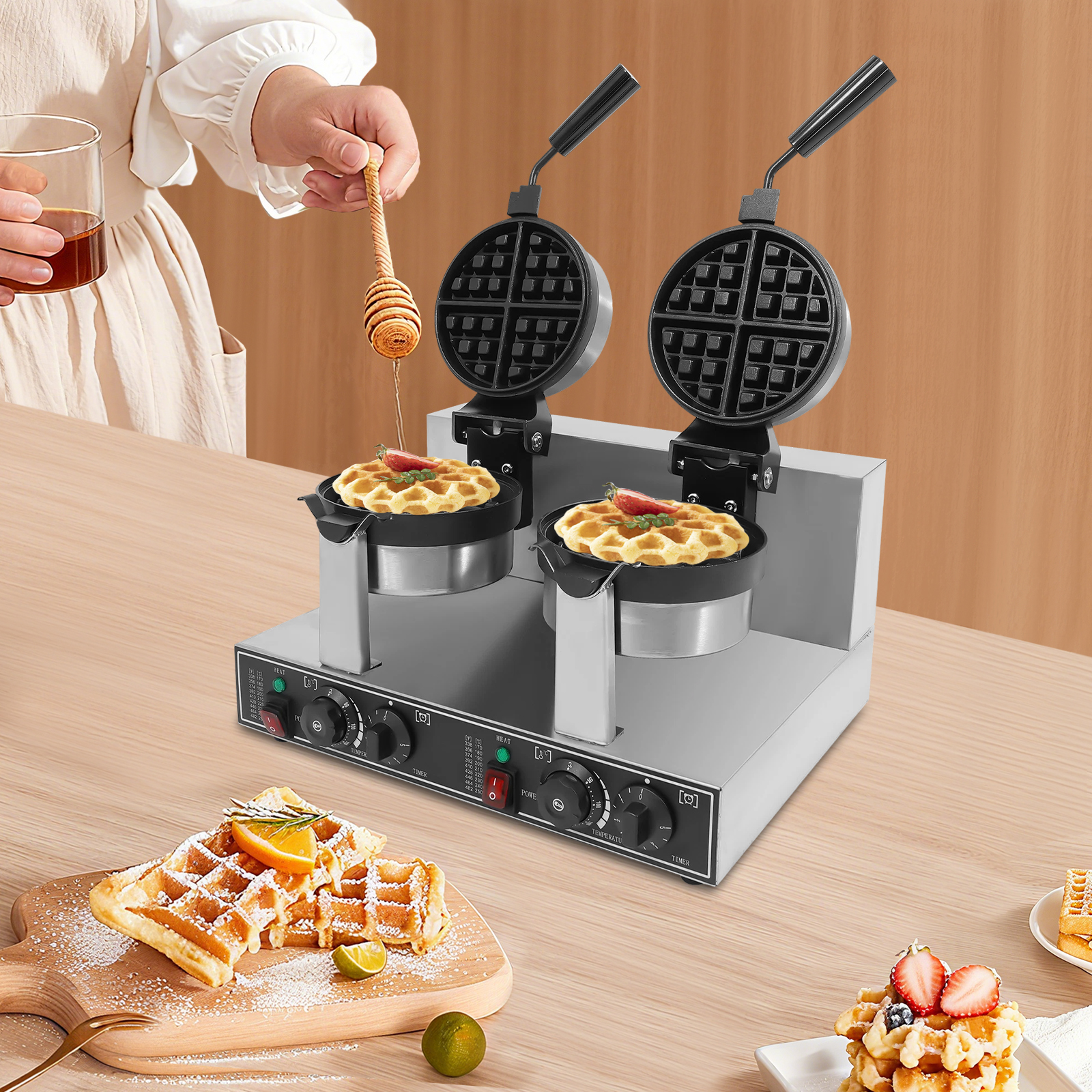 201 Stainless Steel Waffle Iro - Food Snacks At Home incelemesi ve fiyatı