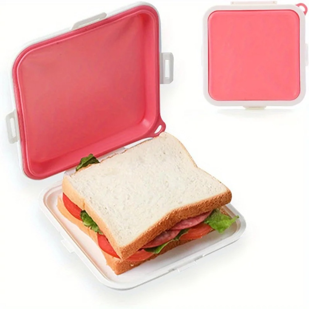 Silicone Sandwich Storage Box  - Food And Snacks For Picnic incelemesi ve fiyatı