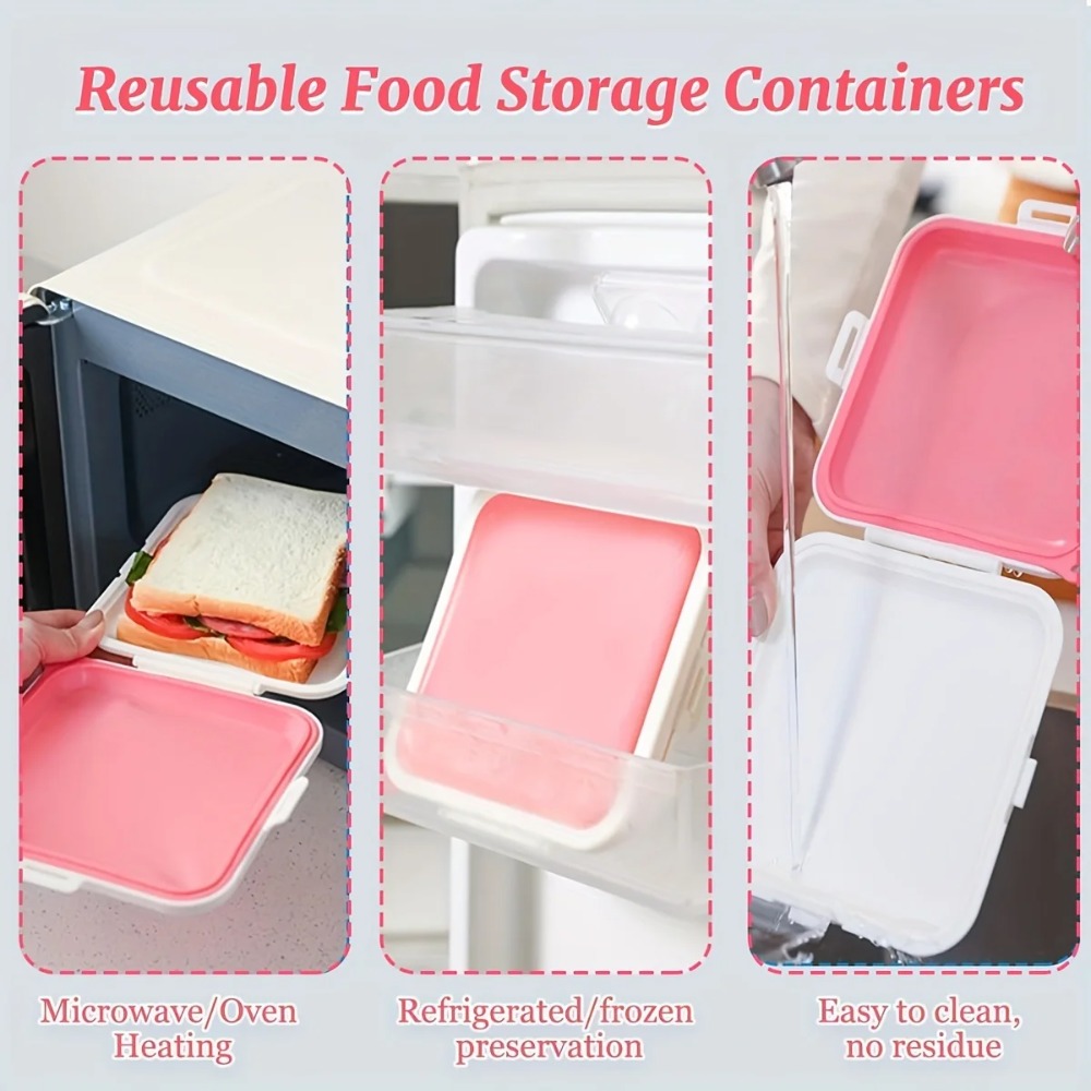 Silicone Sandwich Storage Box  - Food And Snacks For Picnic incelemesi ve fiyatı