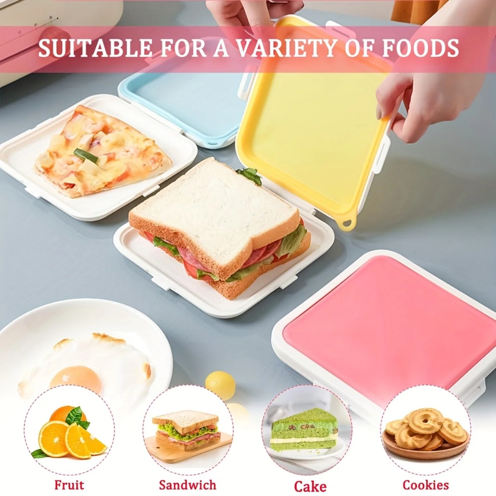 Silicone Sandwich Storage Box  - Food And Snacks For Picnic incelemesi ve fiyatı