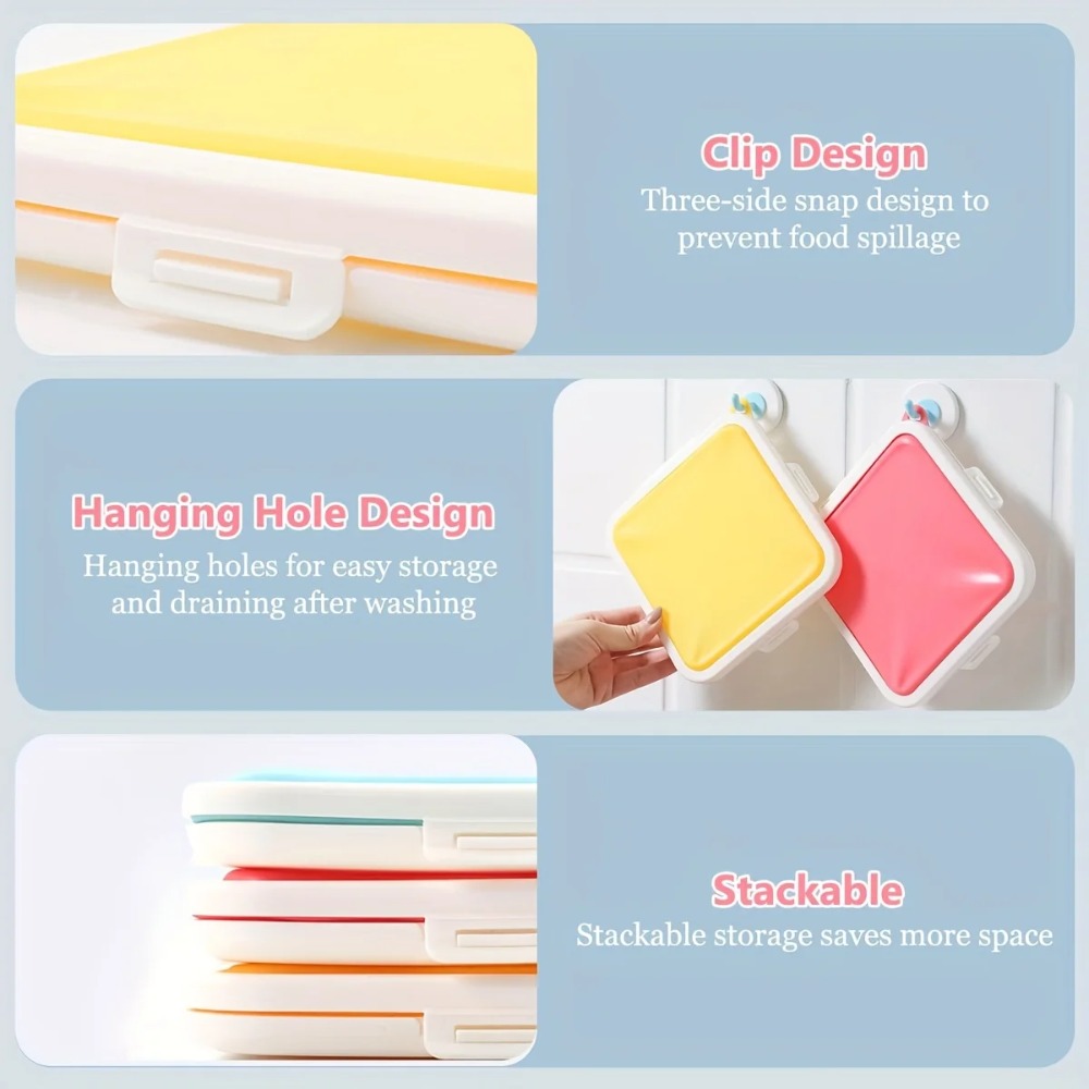 Silicone Sandwich Storage Box  - Food And Snacks For Picnic incelemesi ve fiyatı