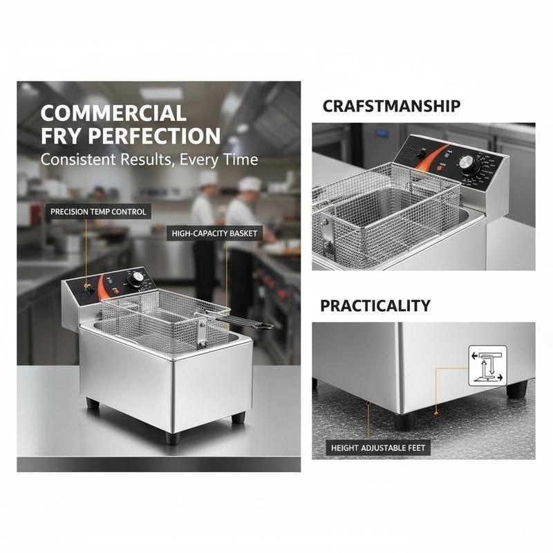 Tabletop Frying Machine 12Qt / - Food X incelemesi ve fiyatı