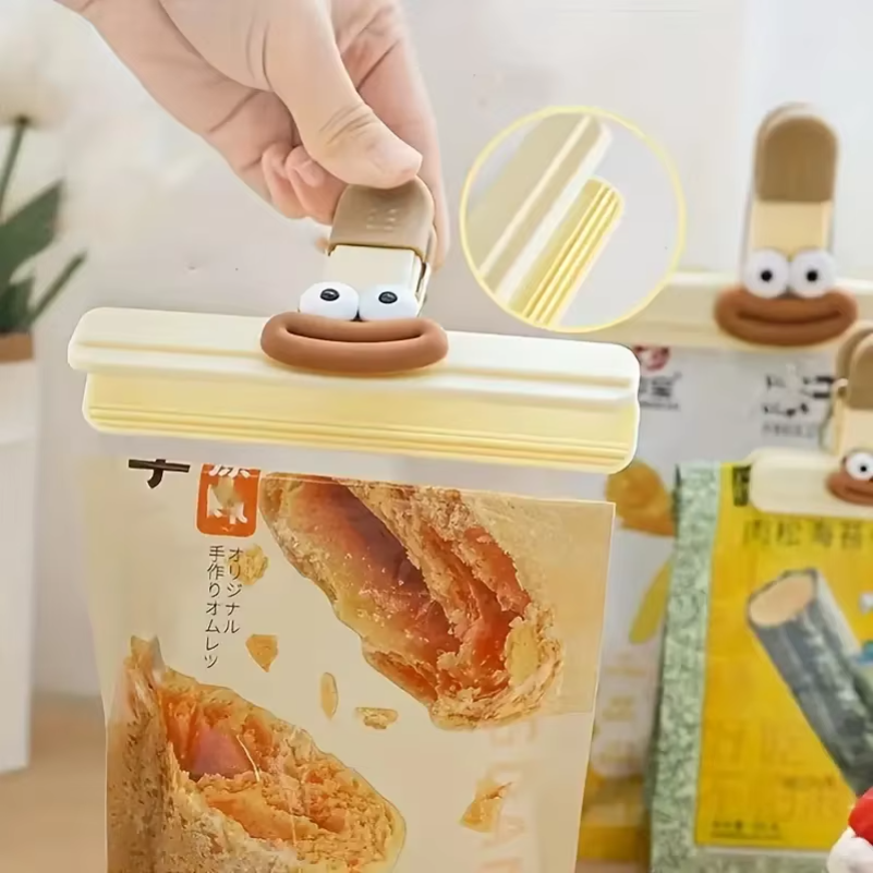 2/6 Pcs Creative Snack Sealing - Food Snacks Wholesale incelemesi ve fiyatı