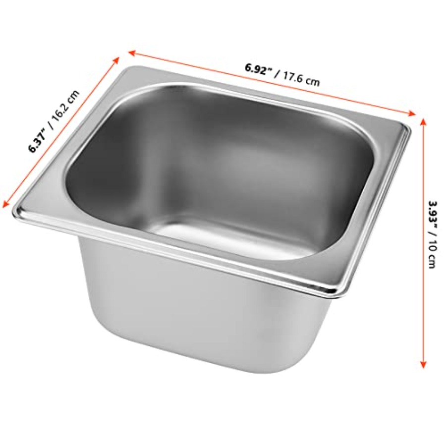 8 Pack 1/6 Size x 4 Inch Deep  - Food X incelemesi ve fiyatı
