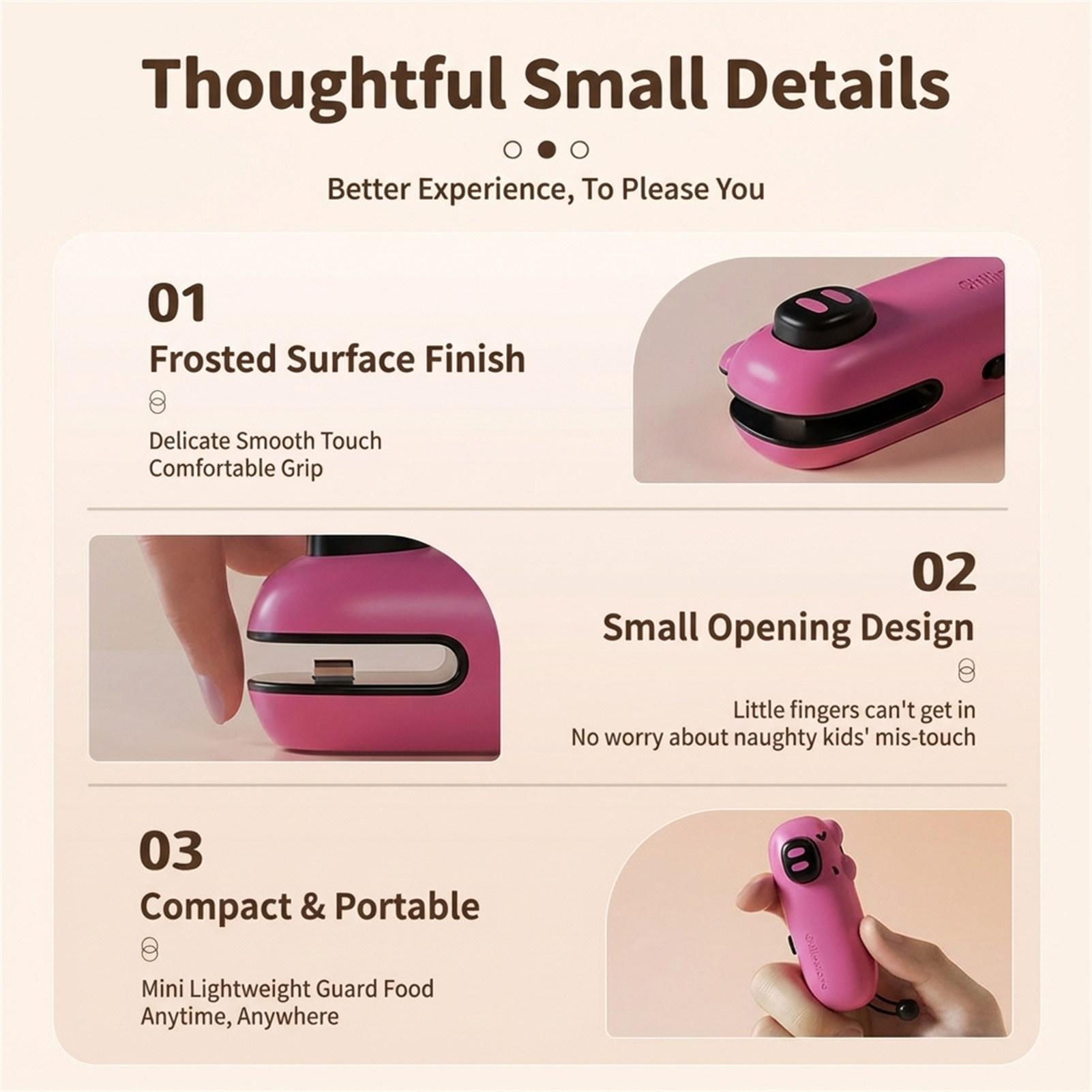 ABS Handheld Bag Sealer With R - Food Snacks At Home incelemesi ve fiyatı