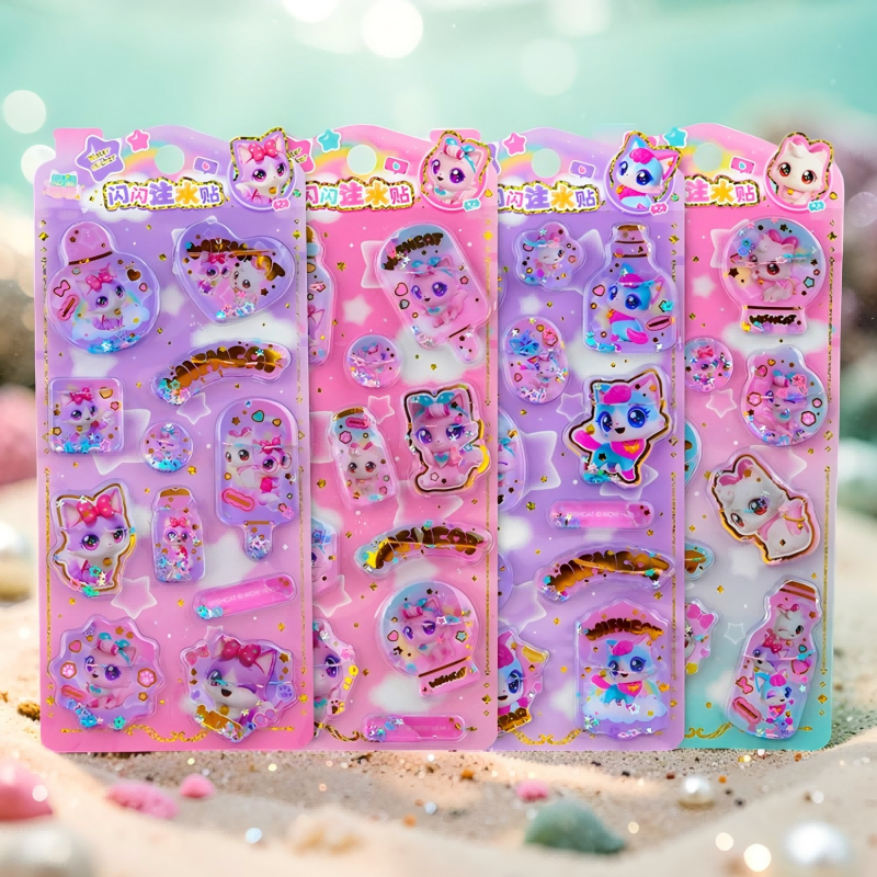 Kawaii Cat 3D Shaker Glitter S - Candy Sour Strip incelemesi ve fiyatı