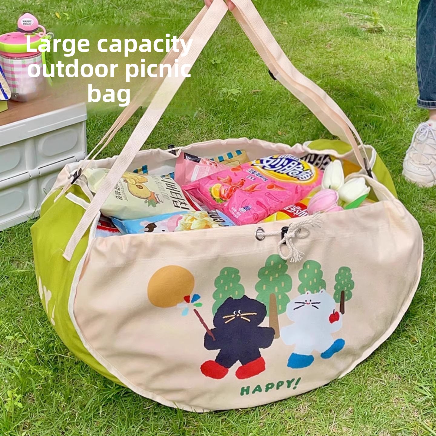 Large Capacity Car Storage Bag - Food And Snacks For Picnic incelemesi ve fiyatı