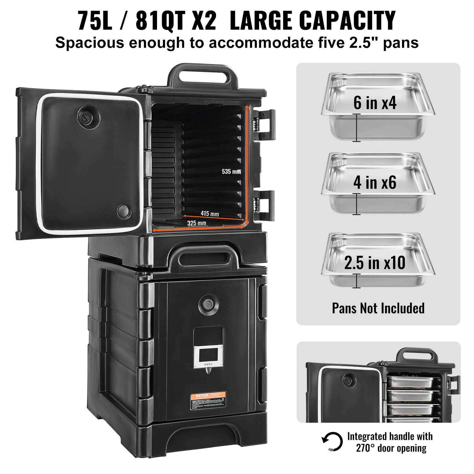 Insulated Food Pan Carrier, 81 - Food X incelemesi ve fiyatı