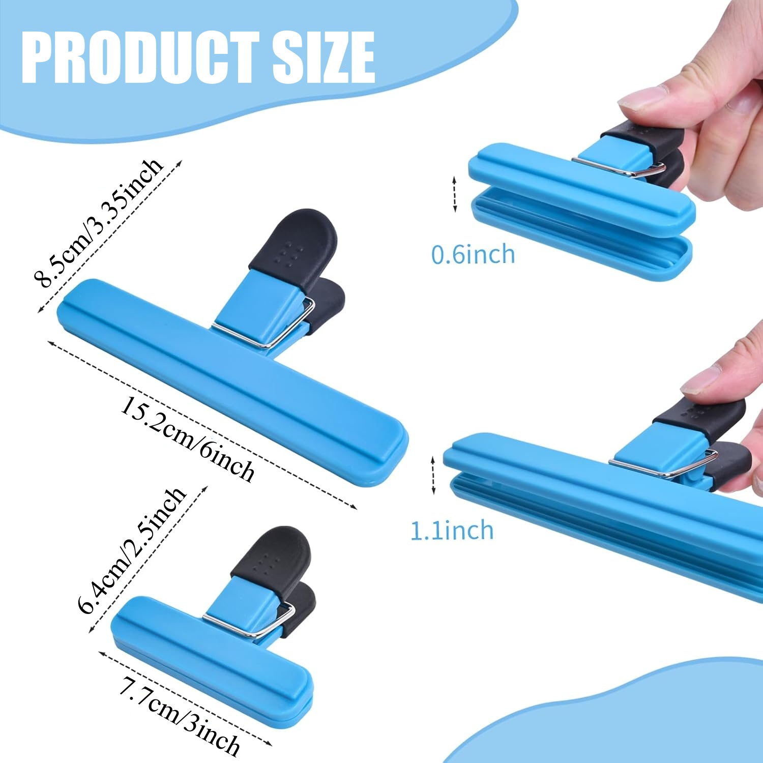 3-12PCS Multi Purpose Sealing  - Food Snacks Wholesale incelemesi ve fiyatı