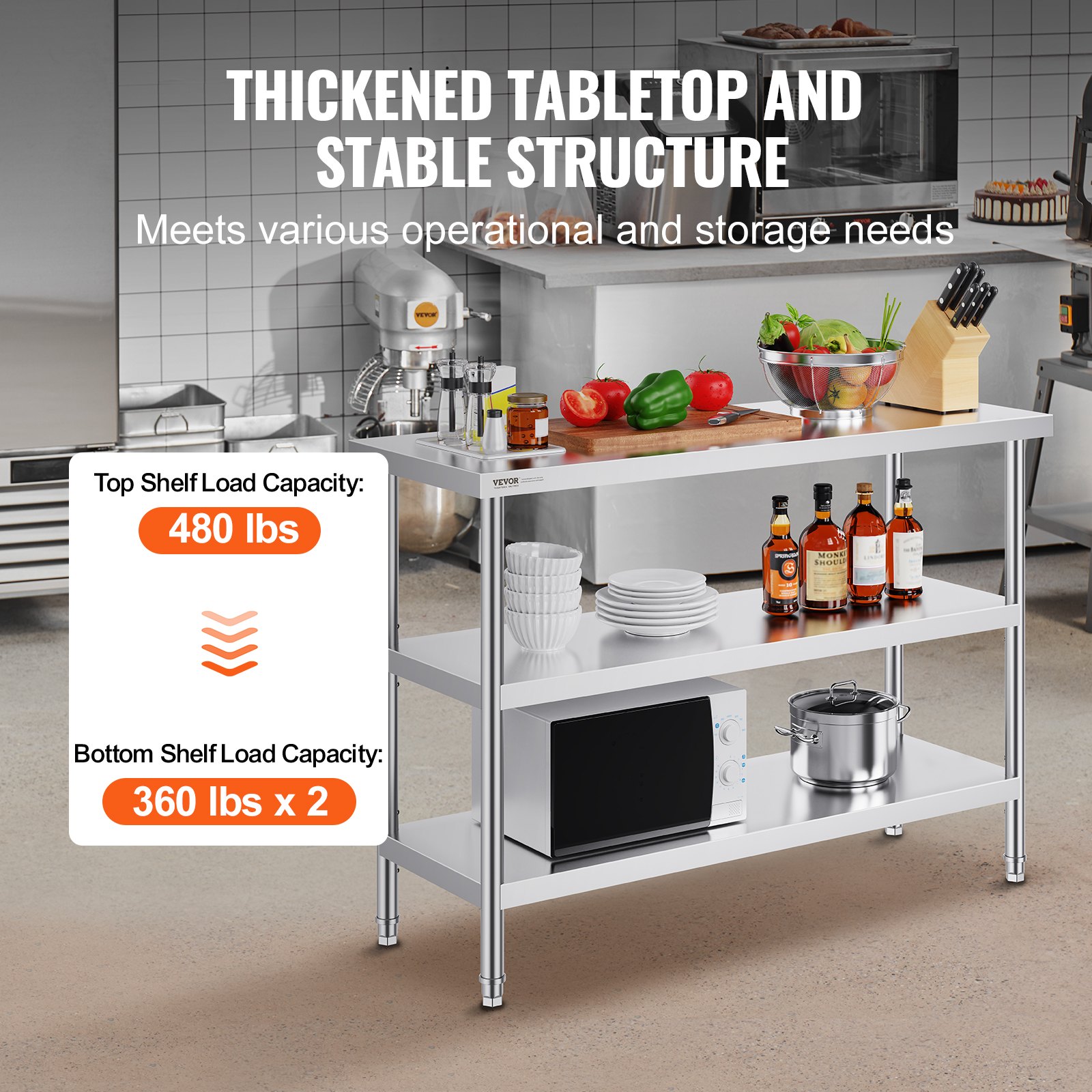 Stainless Steel Food Prep Tabl - Food X incelemesi ve fiyatı
