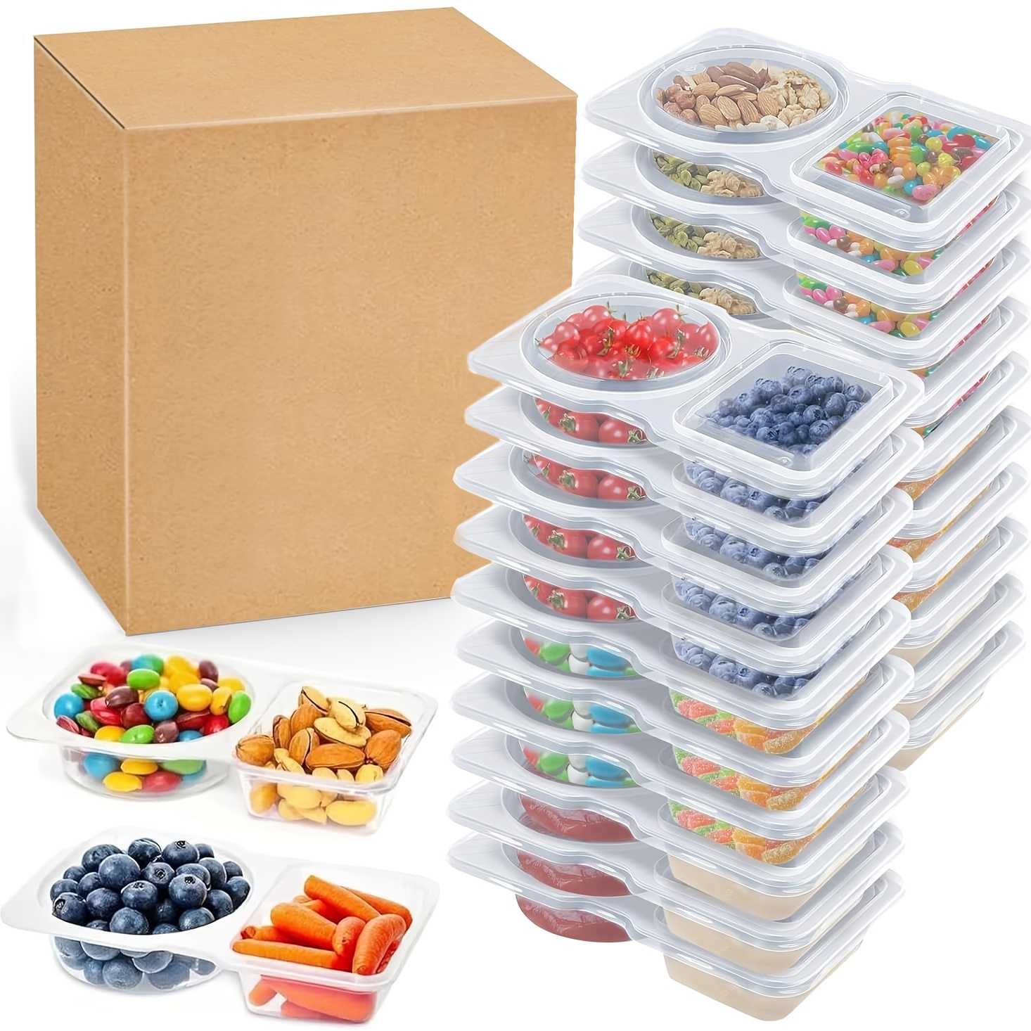 10Pcs Food Storage Containers  - Food And Snacks For Picnic incelemesi ve fiyatı