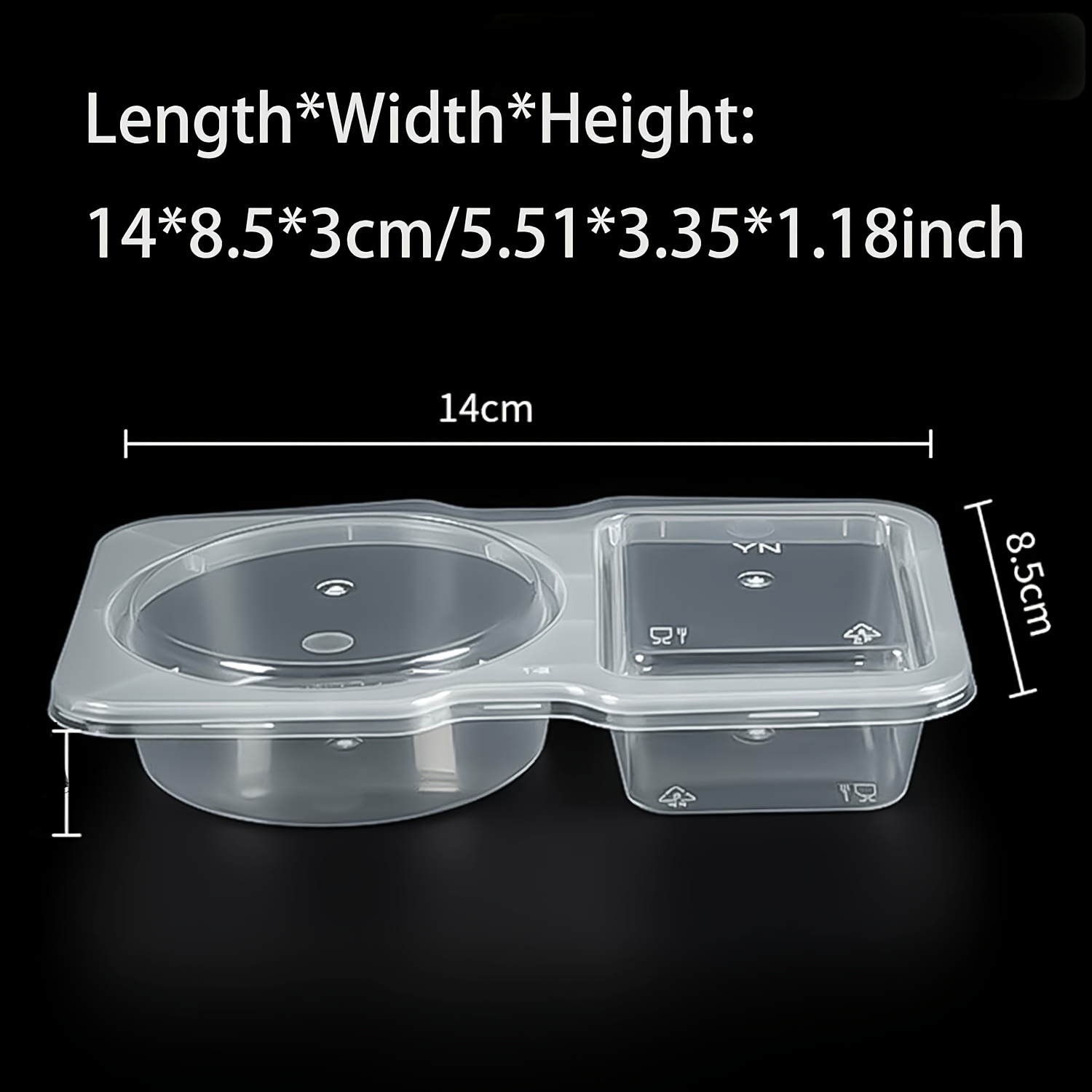 10Pcs Food Storage Containers  - Food And Snacks For Picnic incelemesi ve fiyatı