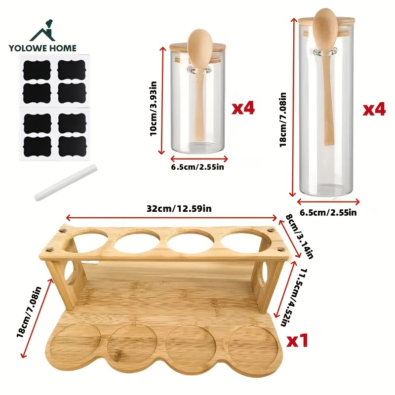 8-Piece Glass Storage Containe - Candy Sour Strip incelemesi ve fiyatı