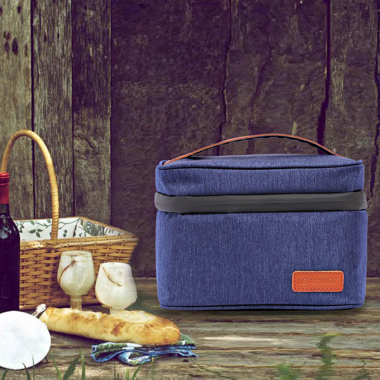 Insulated Lunch Bag Cooler Bag - Food And Snacks For Picnic incelemesi ve fiyatı