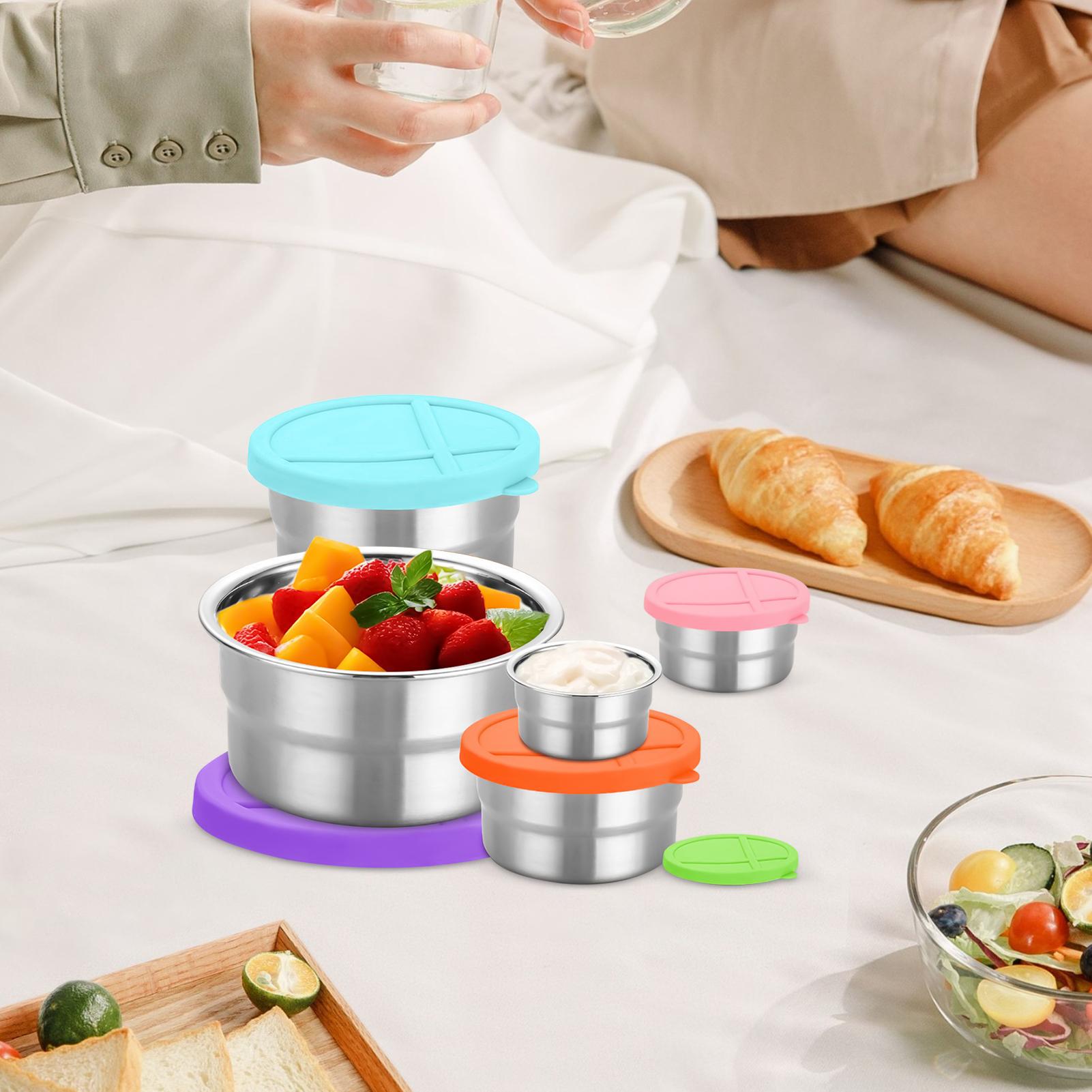 Metal Food Container 5 Pieces  - Food And Snacks For Picnic incelemesi ve fiyatı