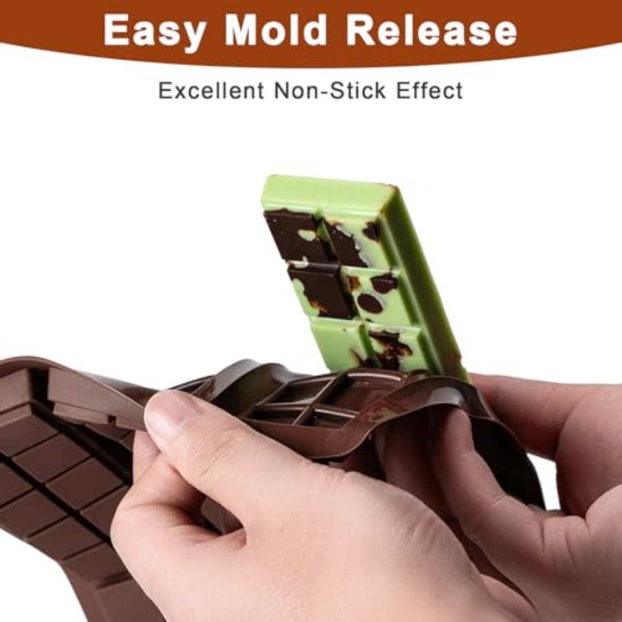Chocolate Bar Mold Non-Stick C - Food Snacks Wholesale incelemesi ve fiyatı
