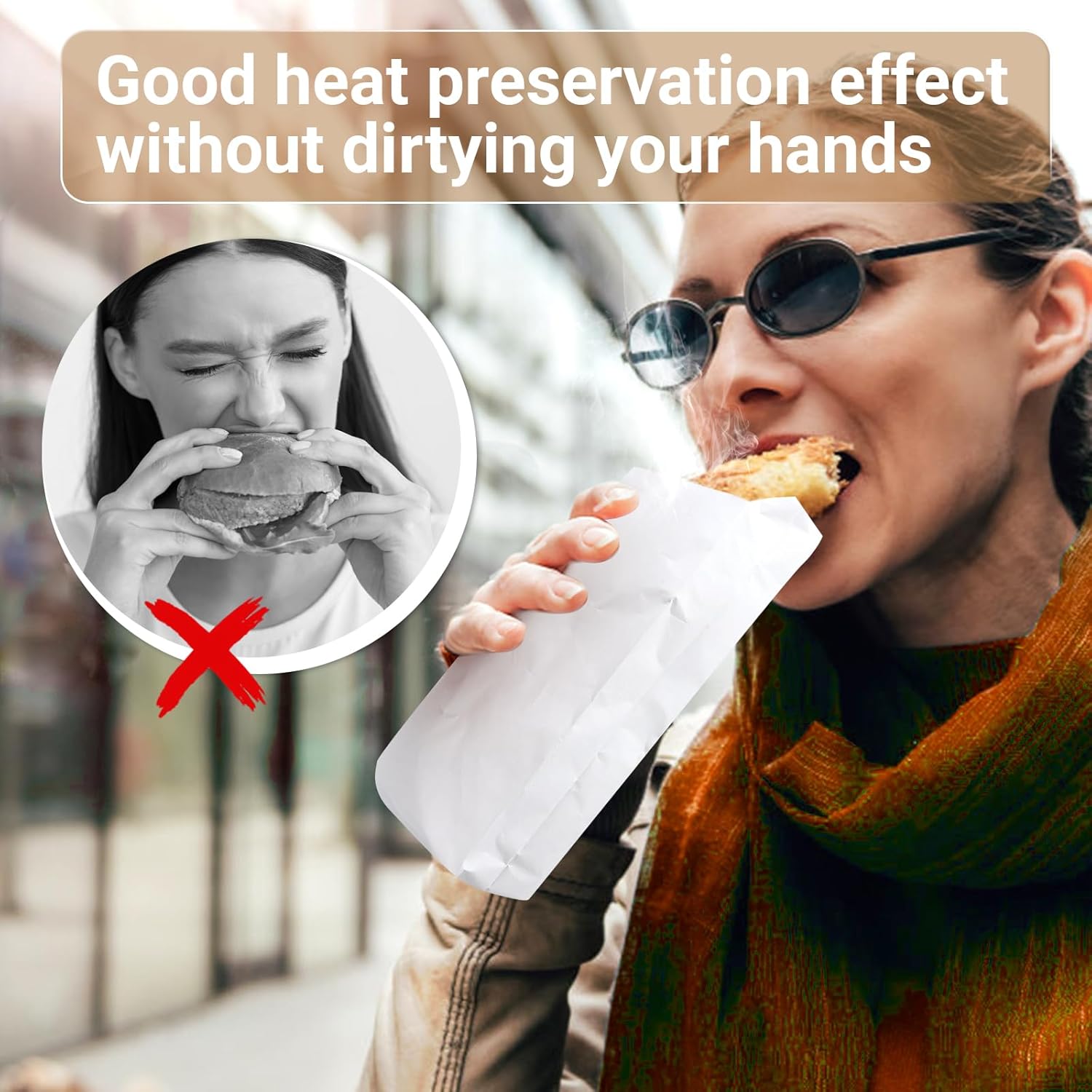 Aluminum Foil Hot Dog Bags 200 - Food Packed Snacks incelemesi ve fiyatı