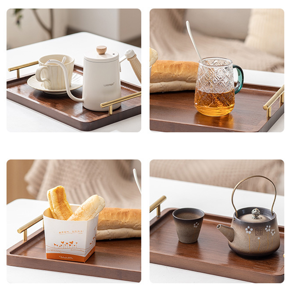Wooden Serving Tray with Handl - Food Snacks Wholesale incelemesi ve fiyatı