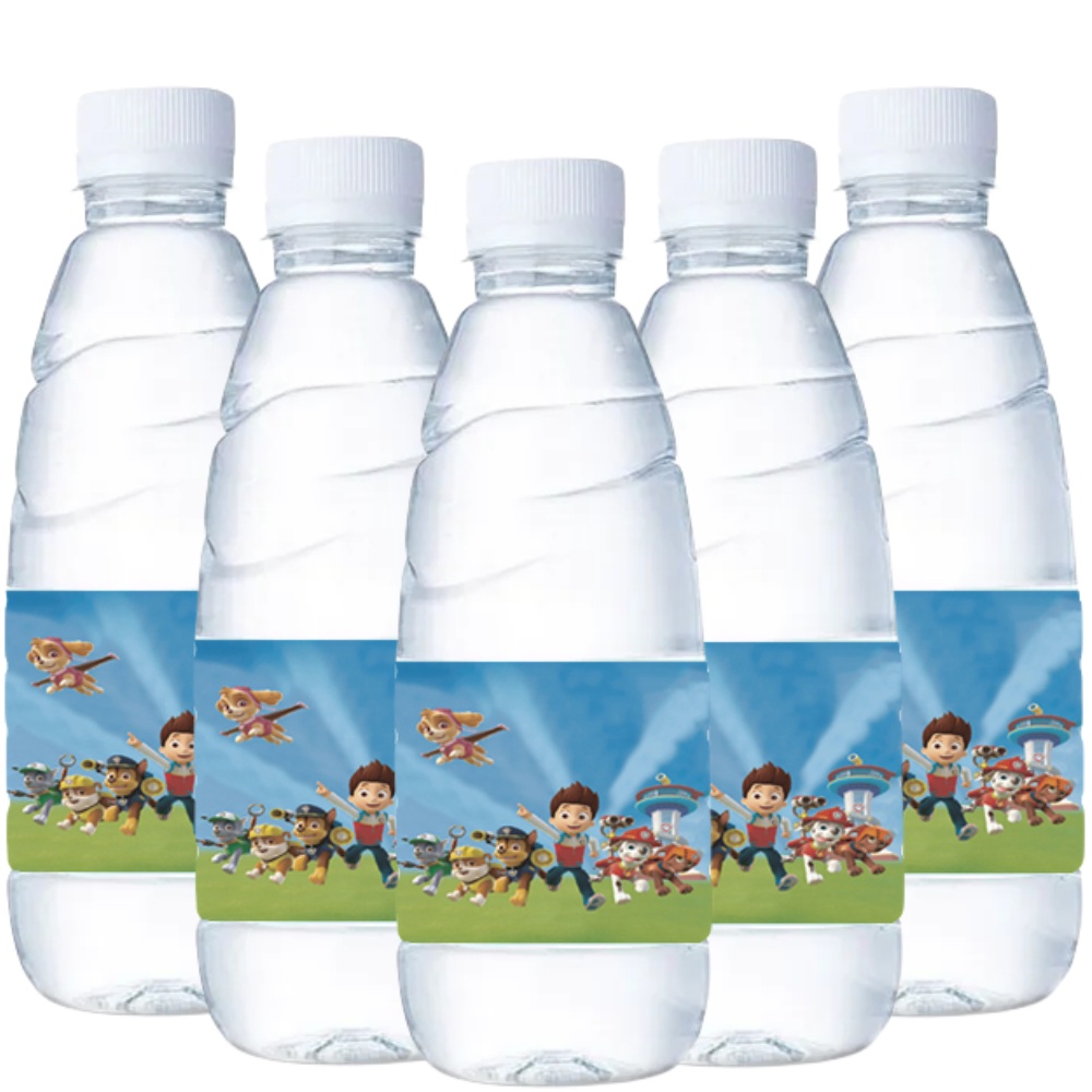 Paw Patrol Water Bottle Labels - Candy Sour Strip incelemesi ve fiyatı