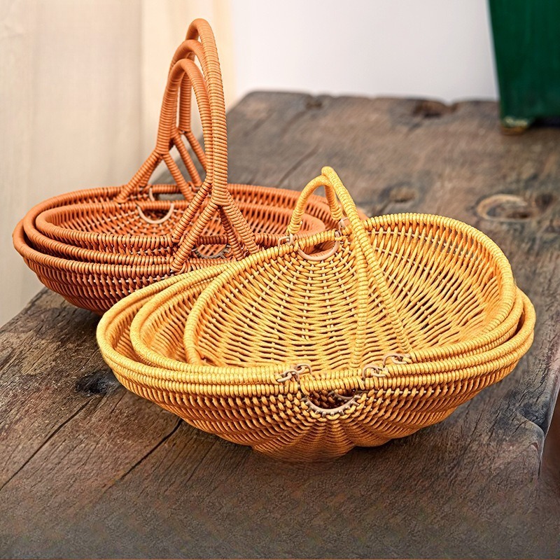 Plastic Imitation Rattan Woven - Food And Snacks For Picnic incelemesi ve fiyatı