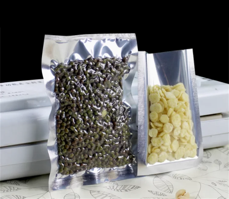 100 Pack Silver Glossy Flat Po - Food Packed Snacks incelemesi ve fiyatı